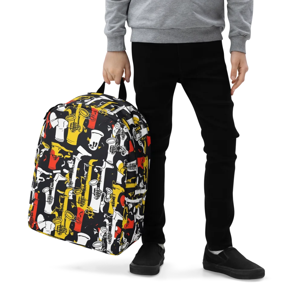 Brassline Riot on Minimalist Backpack — Zoomed-in
