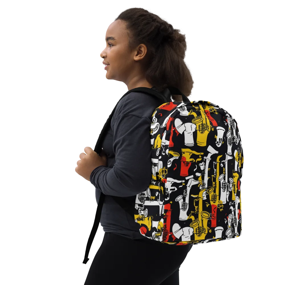 Brassline Riot on Minimalist Backpack — Right Front