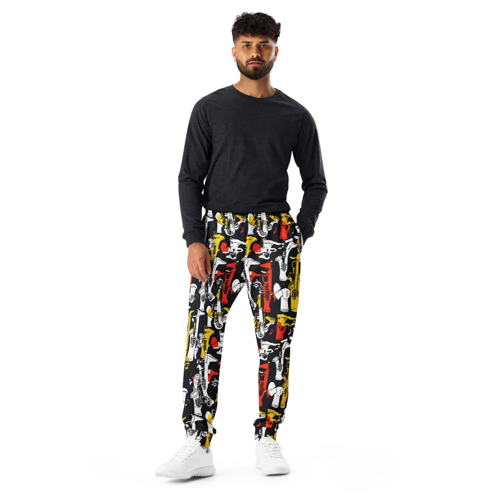 Brassline Riot on Men's Joggers — Front