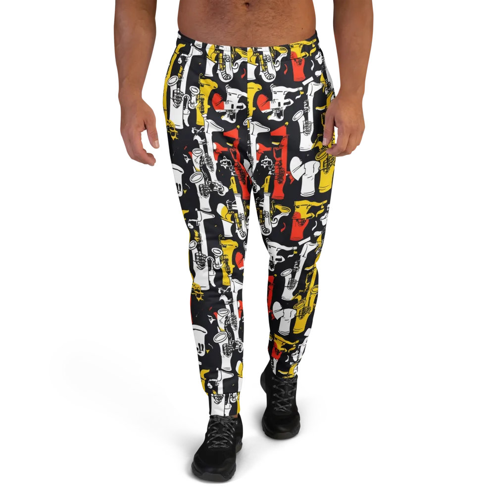 Brassline Riot on Men's Joggers — Front