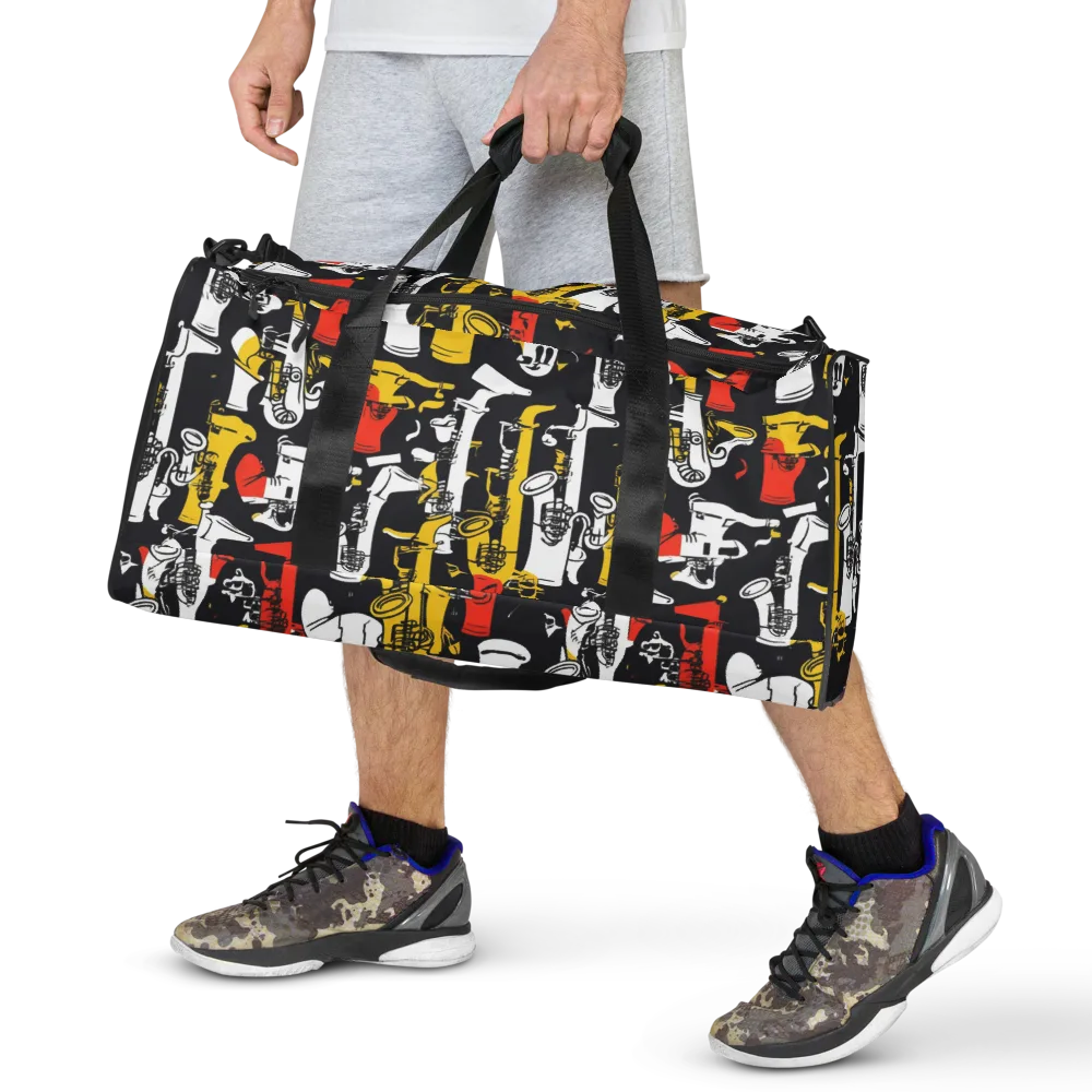 Brassline Riot on Duffle Bag — Front