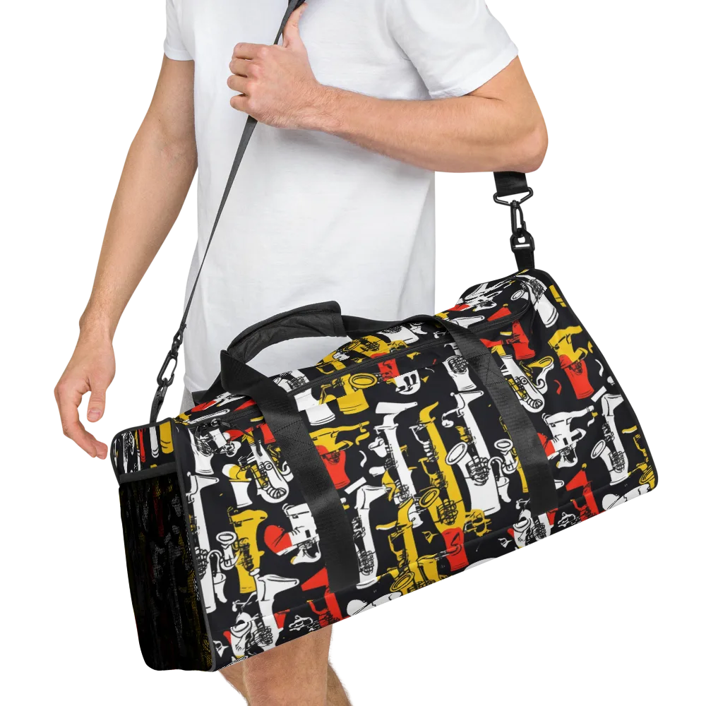 Brassline Riot on Duffle Bag — Right Front