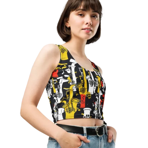 Brassline Riot on a Crop Top
