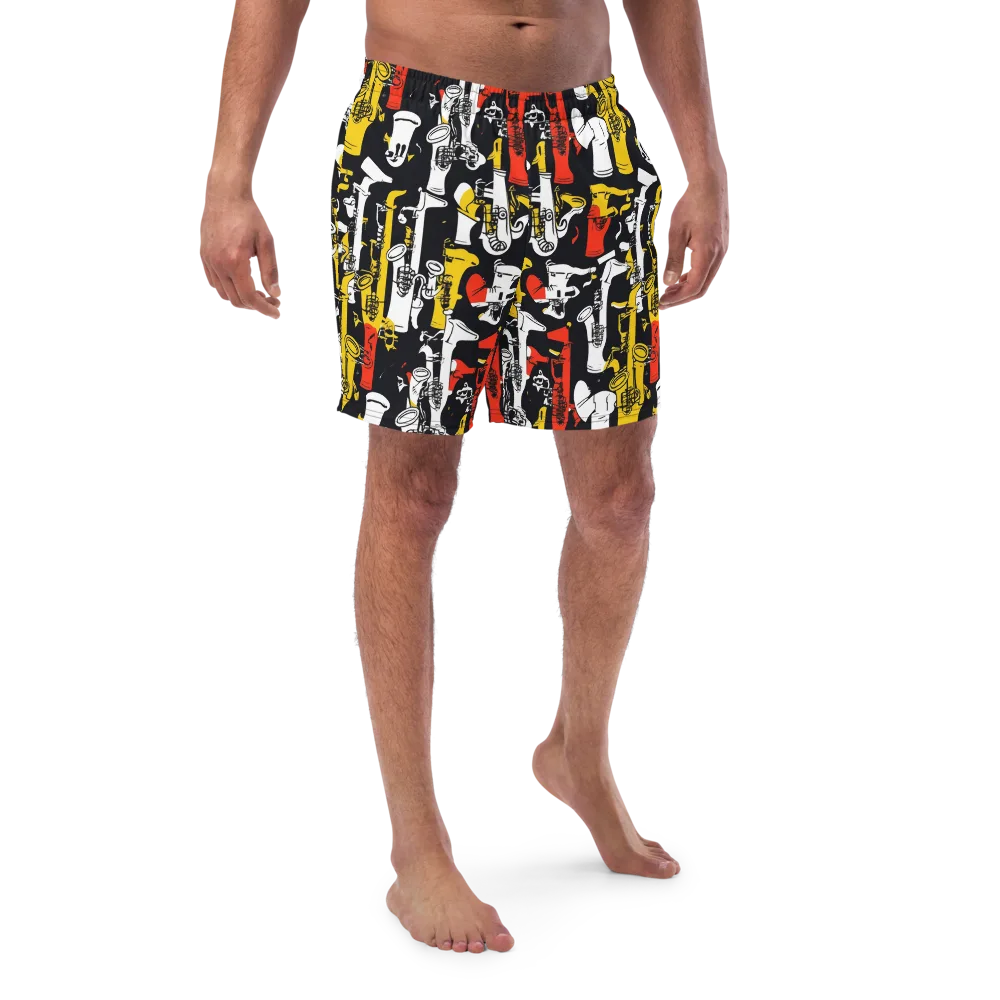 Brassline Riot on Swim Trunks — Front