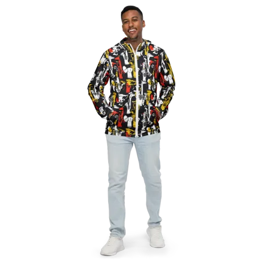 Brassline Riot on a Men's Windbreaker