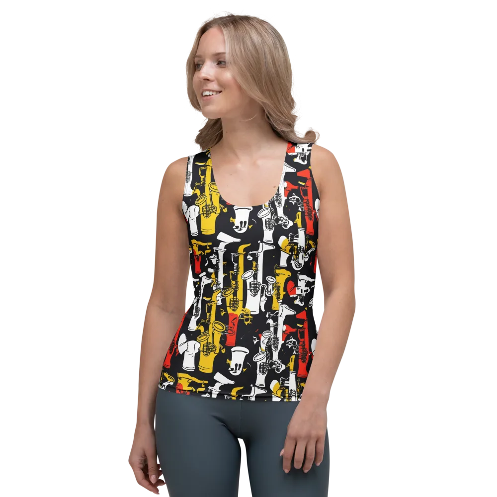 Brassline Riot on Women's Tank Top — Front