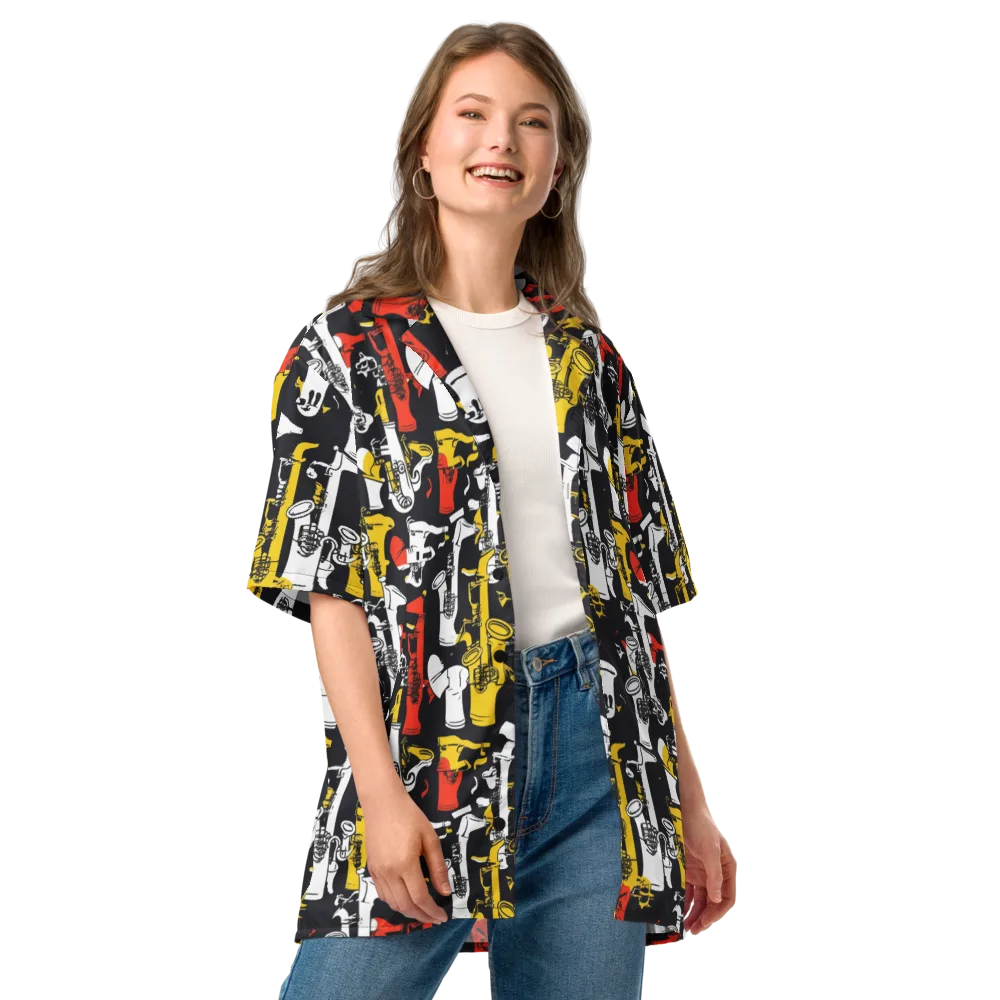 Brassline Riot on Button Shirt — Front