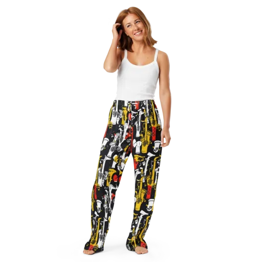 Brassline Riot on a Women's Pajama Pants