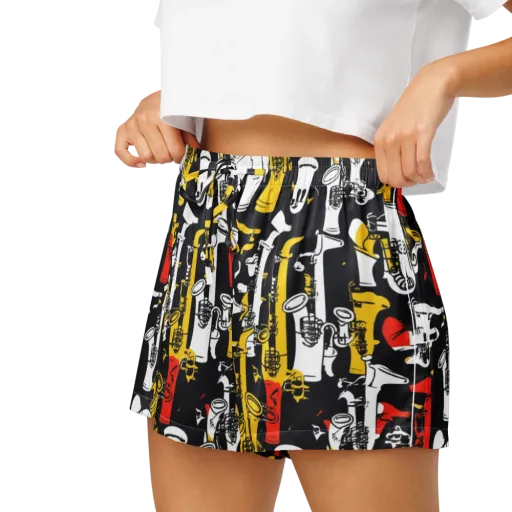 Brassline Riot on a Women's Pajama Shorts