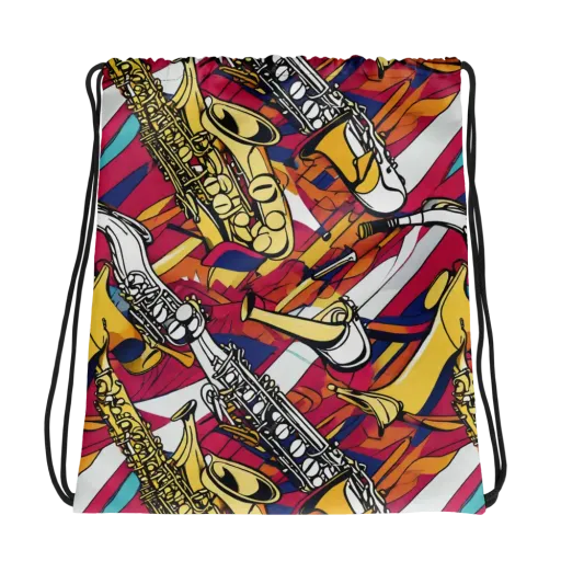 Midnight Swing on a Drawstring Bag