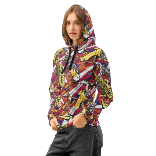 Midnight Swing on a Cotton Hoodie
