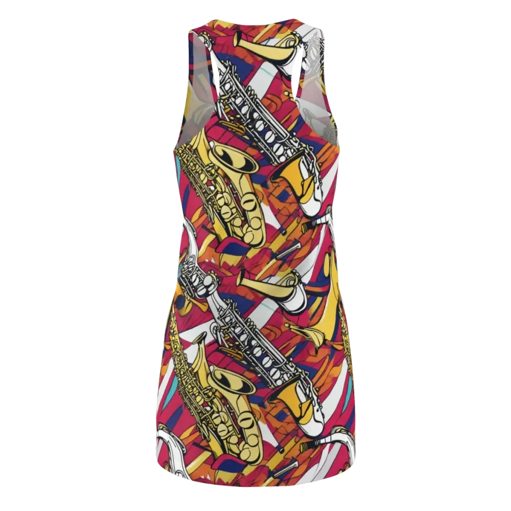 Midnight Swing on Racerback Dress — Back