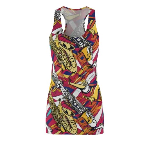 Midnight Swing on a Racerback Dress