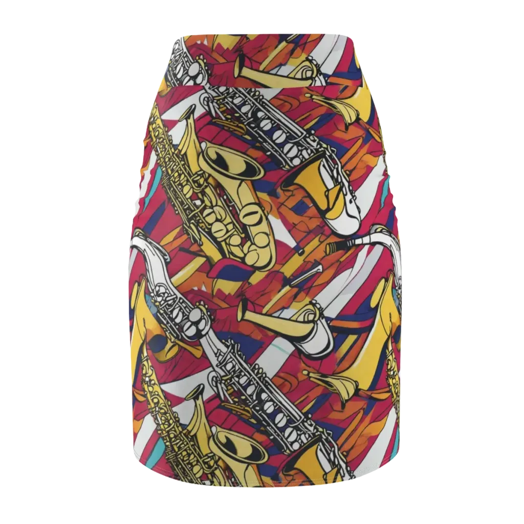 Midnight Swing on Pencil Skirt — Back