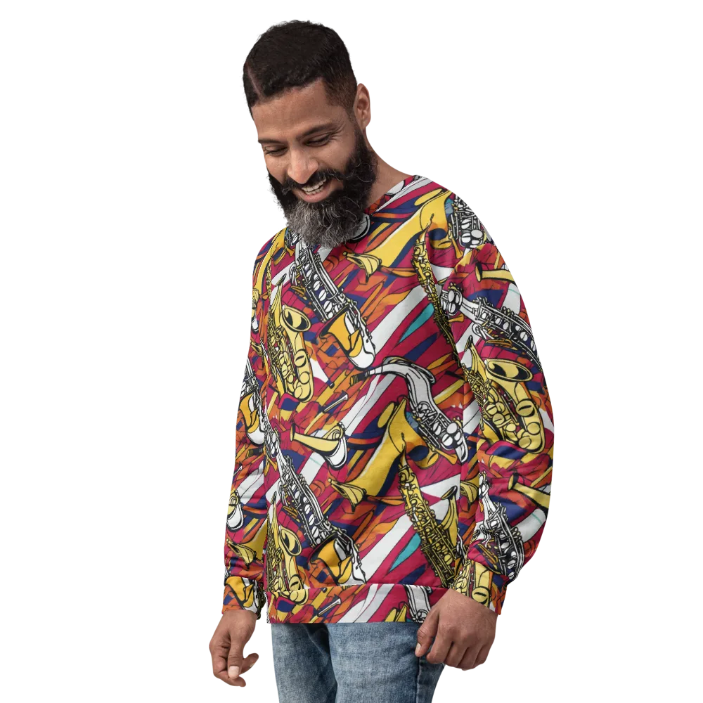 Midnight Swing on Sweatshirt — Left Front