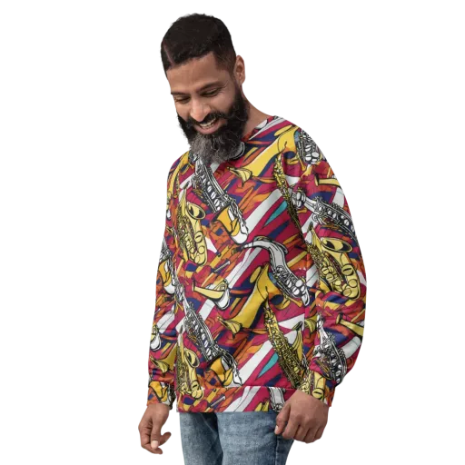 Midnight Swing on a Sweatshirt