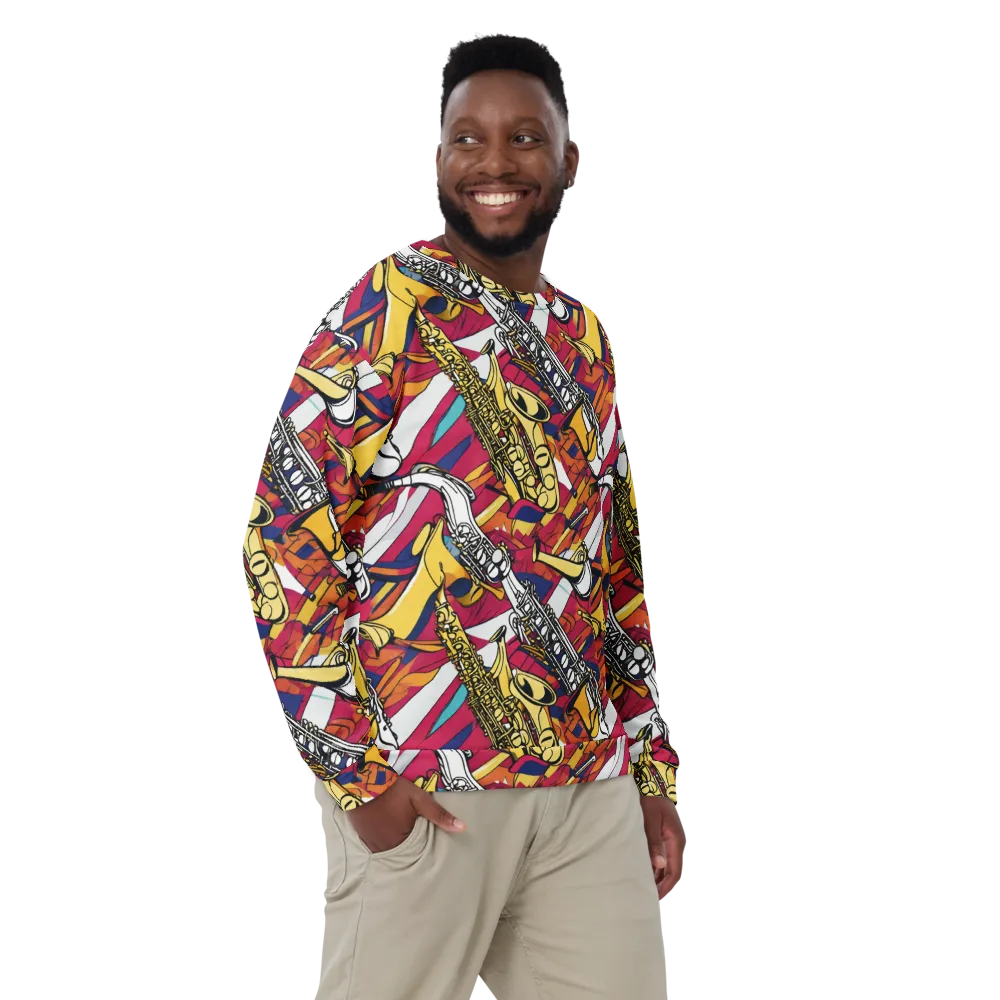 Midnight Swing on Sweatshirt — Front