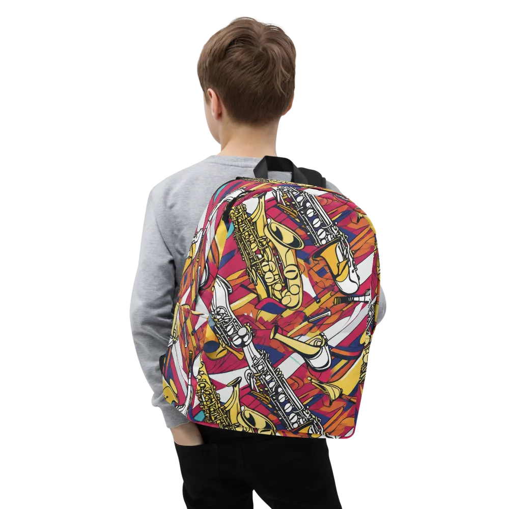 Midnight Swing on Minimalist Backpack — Zoomed-in
