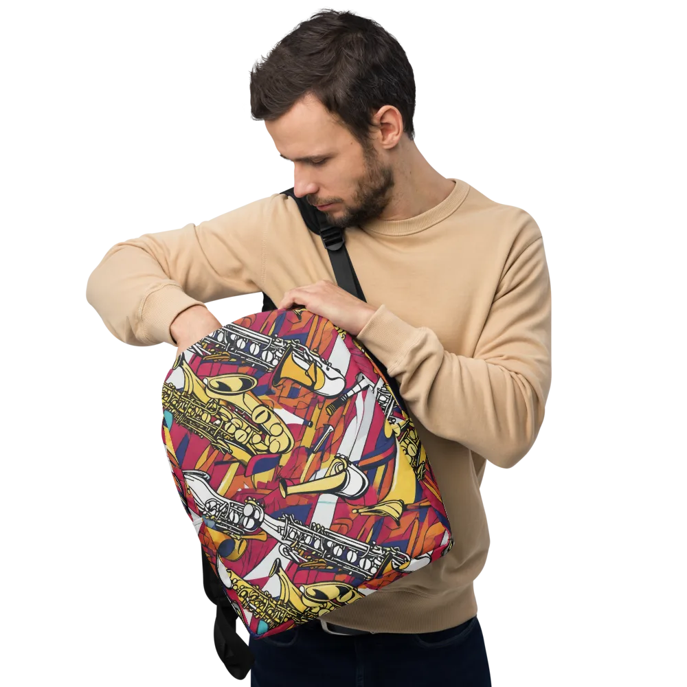 Midnight Swing on Minimalist Backpack — Front