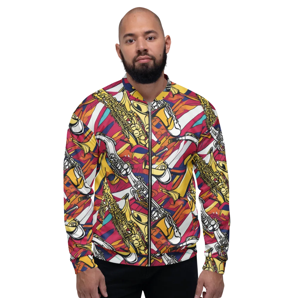Midnight Swing on Bomber Jacket — Front