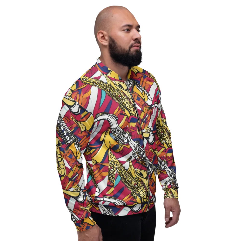 Midnight Swing on Bomber Jacket — Right
