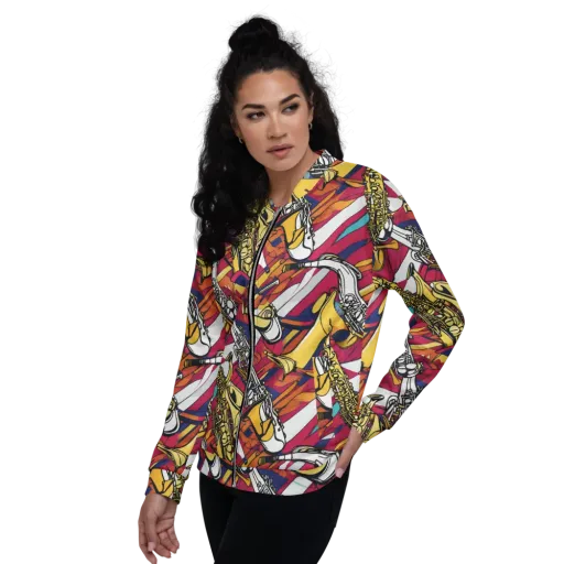 Midnight Swing on a Bomber Jacket