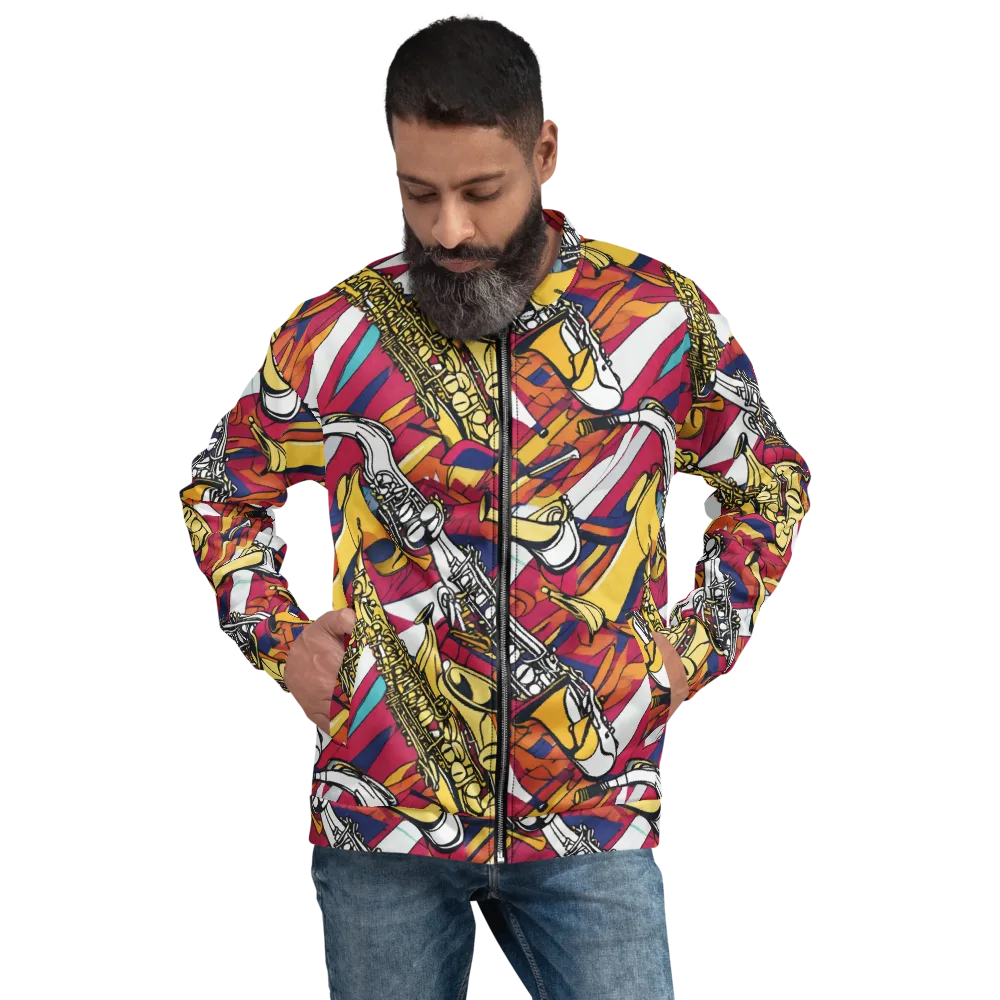 Midnight Swing on Bomber Jacket — Front