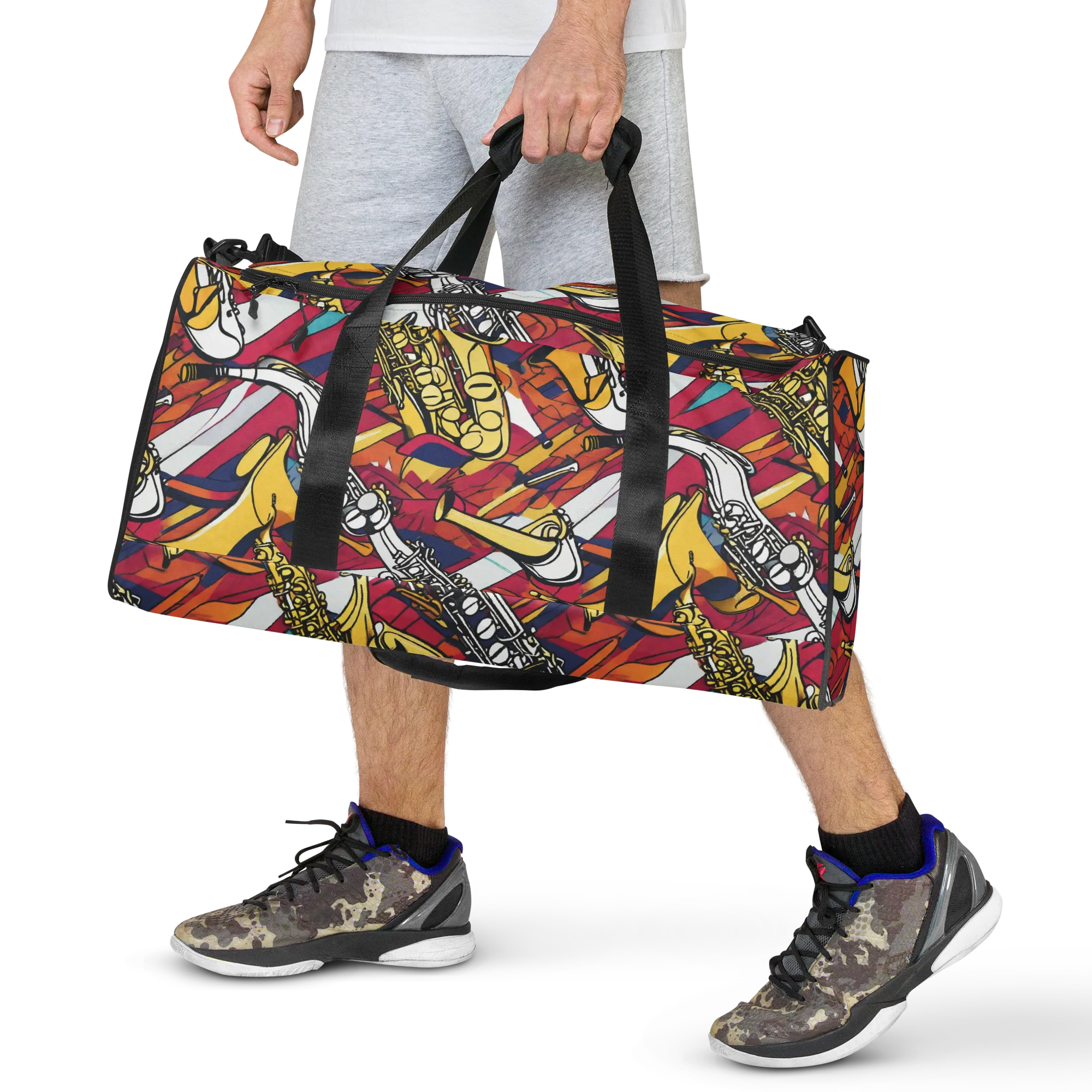 Midnight Swing on Duffle Bag — Front