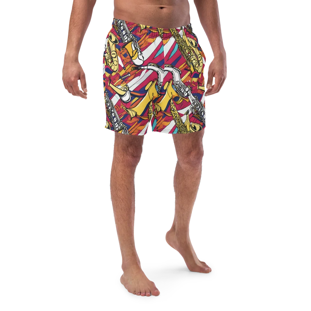 Midnight Swing on Swim Trunks — Front