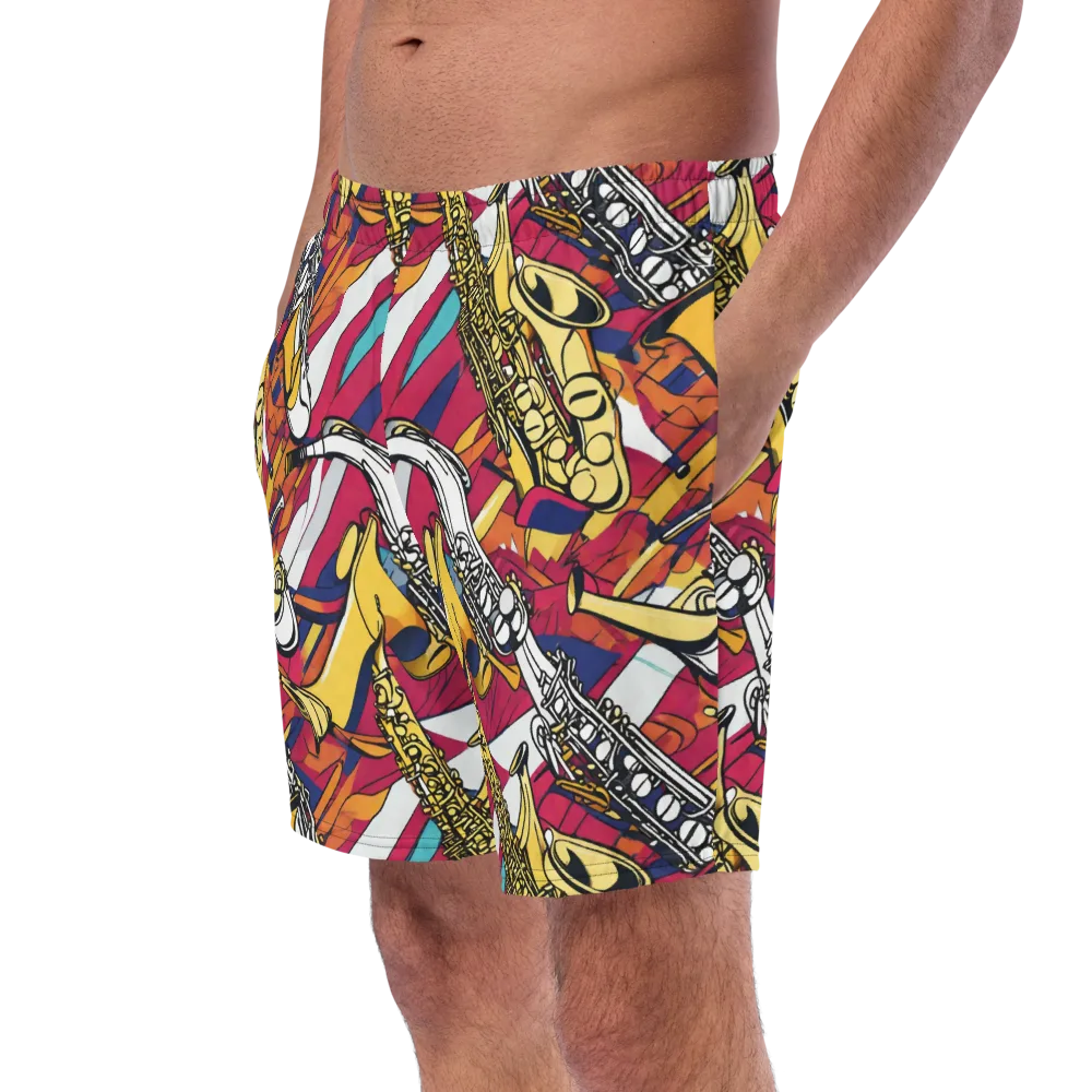 Midnight Swing on Swim Trunks — Left Front
