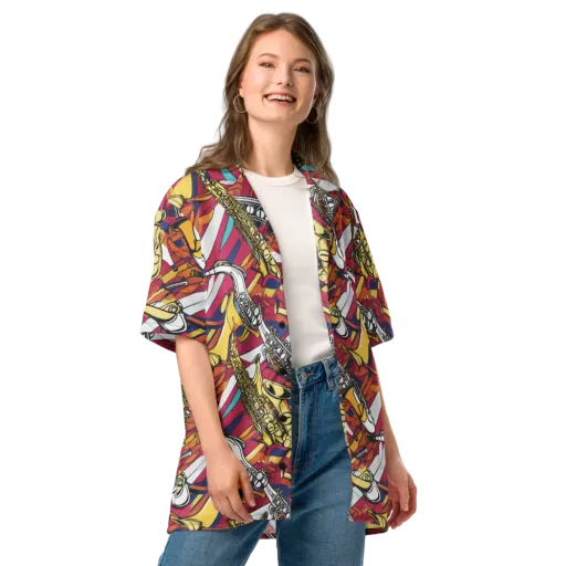 Midnight Swing on a Button Shirt