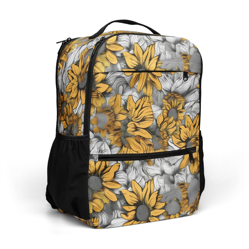 Gilded Garden on Utility Backpack — Right Front
