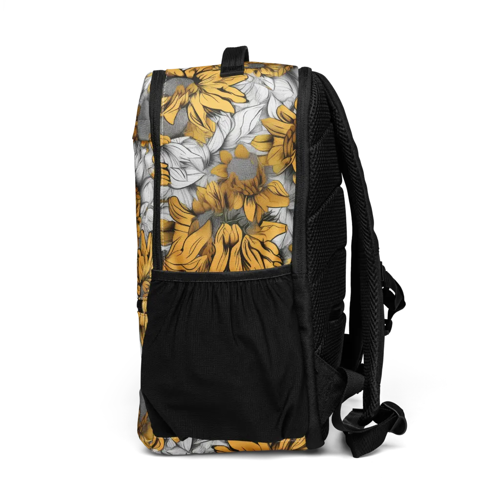 Gilded Garden on Utility Backpack — Left