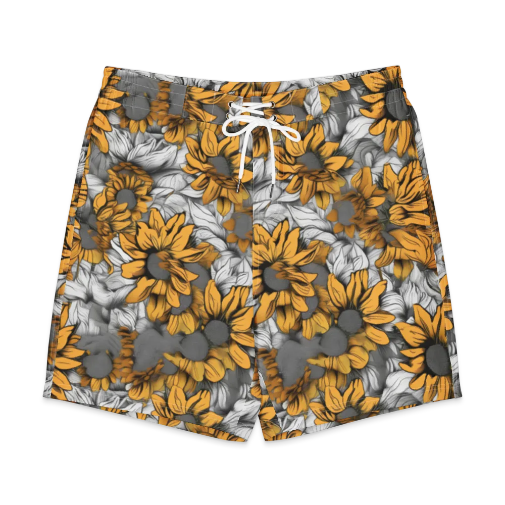 Gilded Garden on Men's Board Shorts — Front