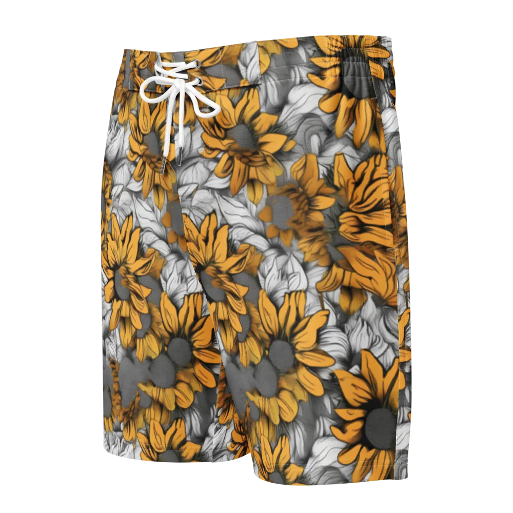 Gilded Garden on Men's Board Shorts — Front
