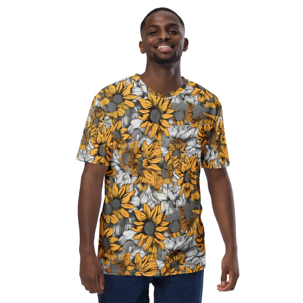 Gilded Garden on Men's Crew Neck T-Shirt — Front