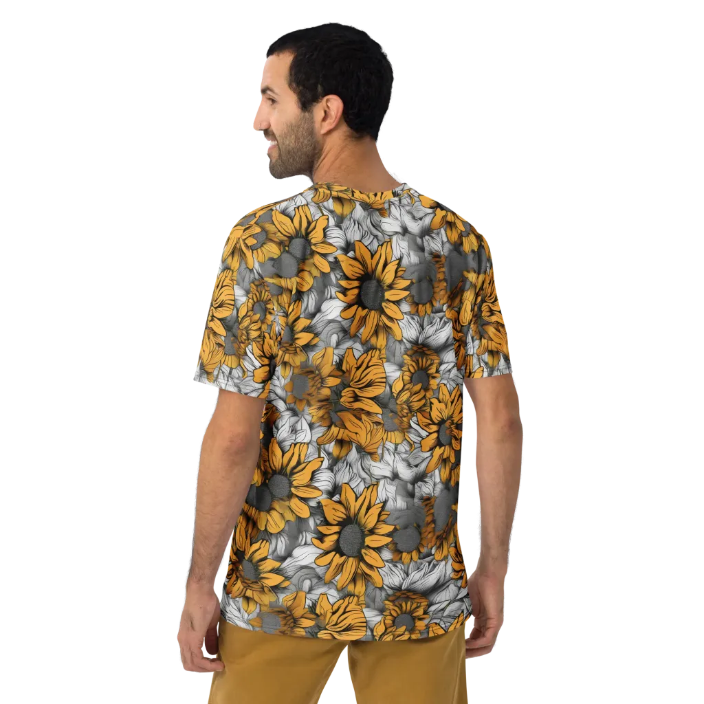 Gilded Garden on Men's Crew Neck T-Shirt — Back