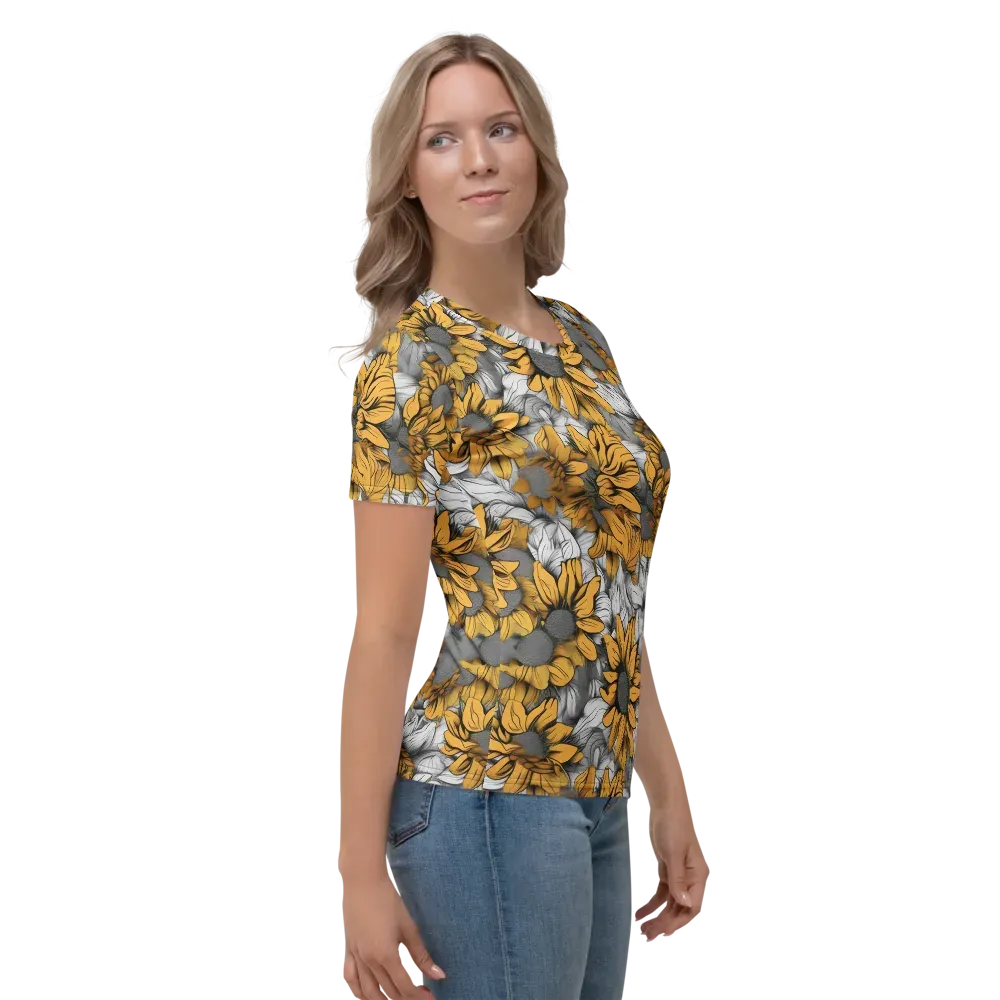 Gilded Garden on Women's Crew Neck T-Shirt — Right