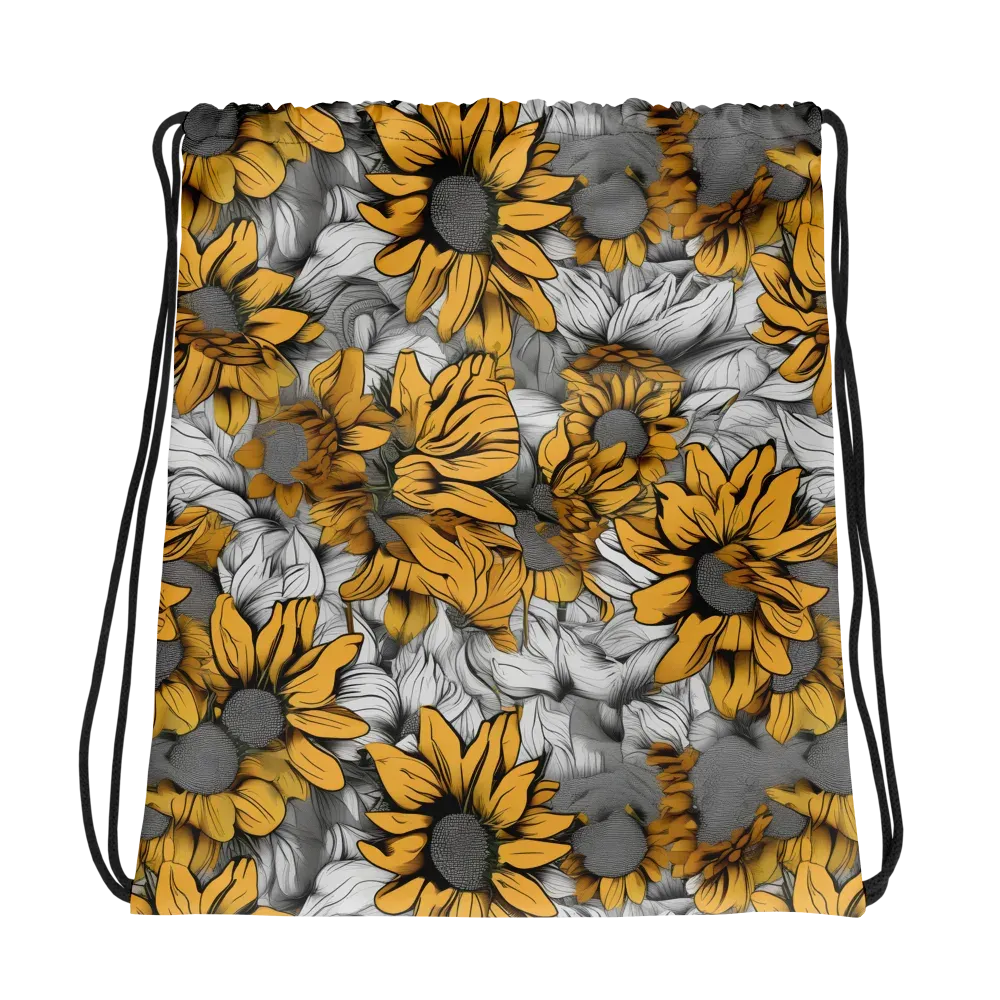Gilded Garden on Drawstring Bag — Photo