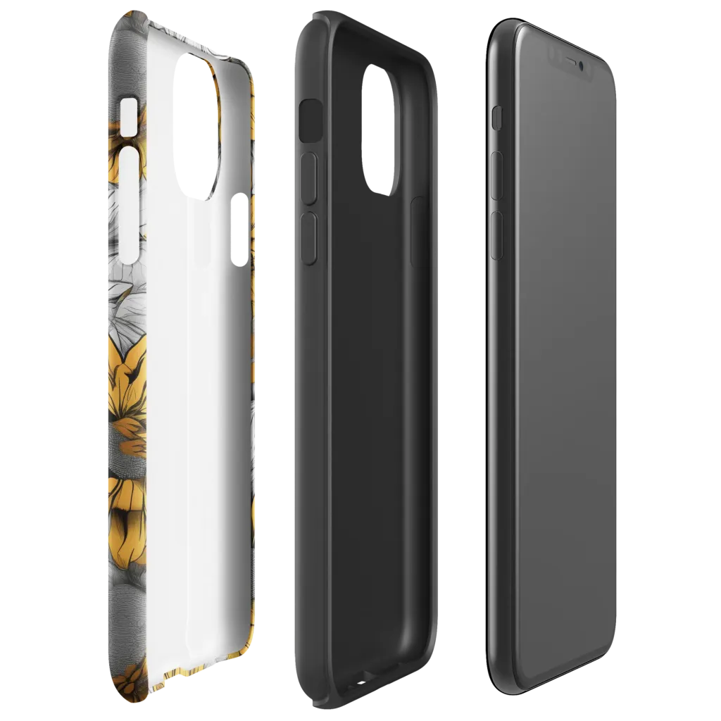 Gilded Garden on Tough Case for iPhone® — Right