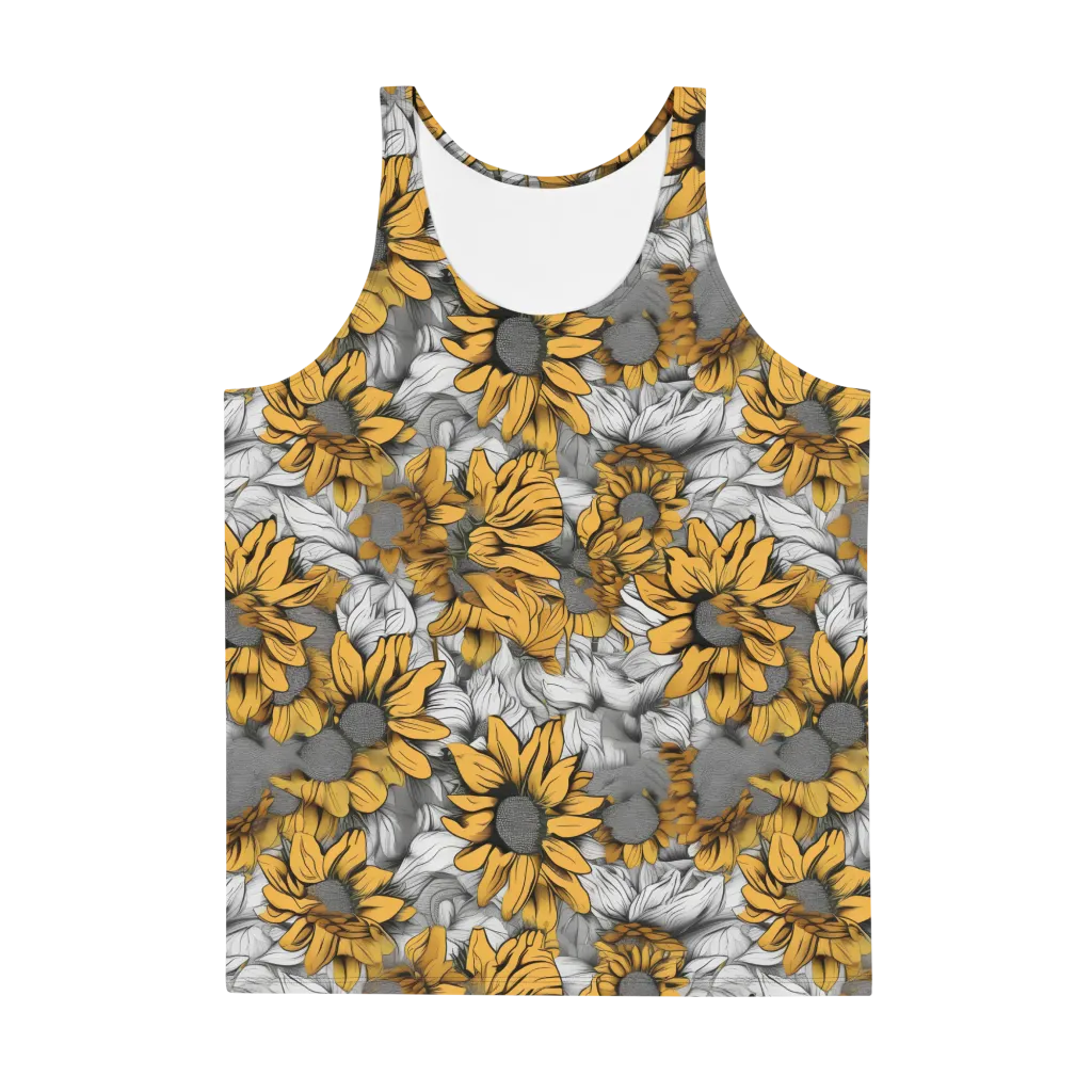 Gilded Garden on Men's Tank Top — Front