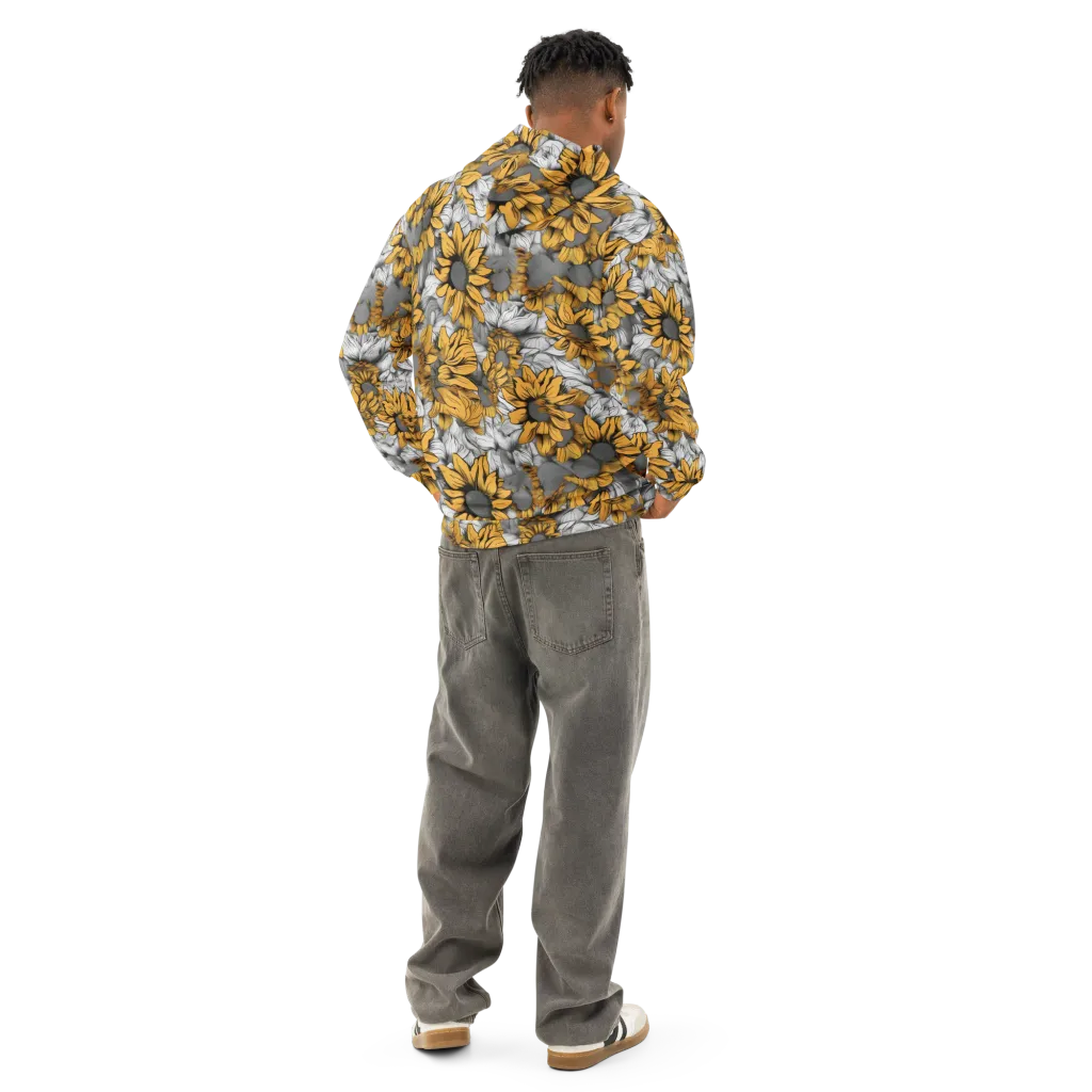 Gilded Garden on Cotton Hoodie — Back