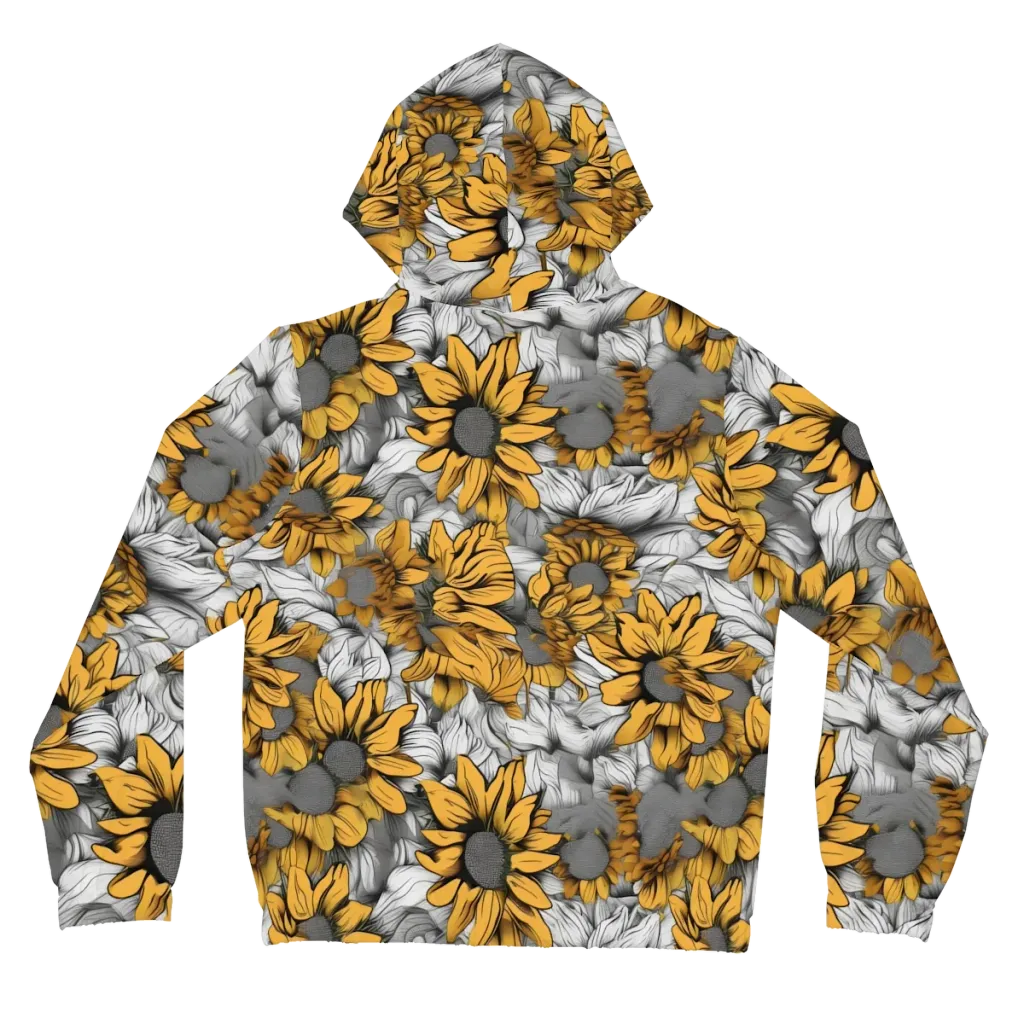 Gilded Garden on Women's Full-Zip Hoodie — Back