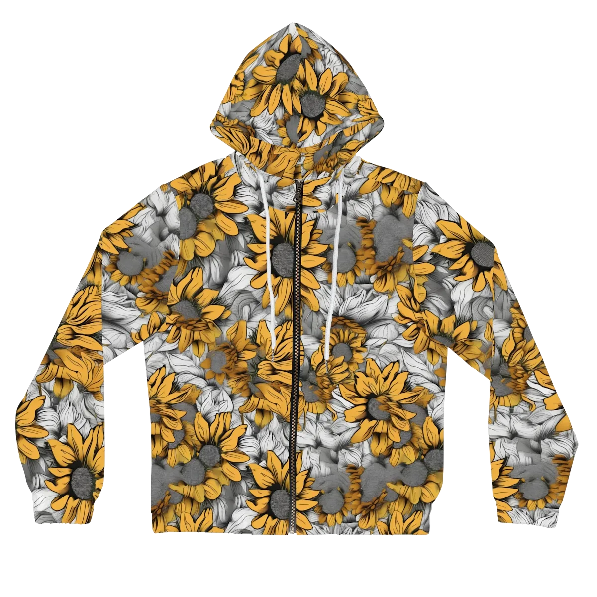 Gilded Garden on Women's Full-Zip Hoodie — Front