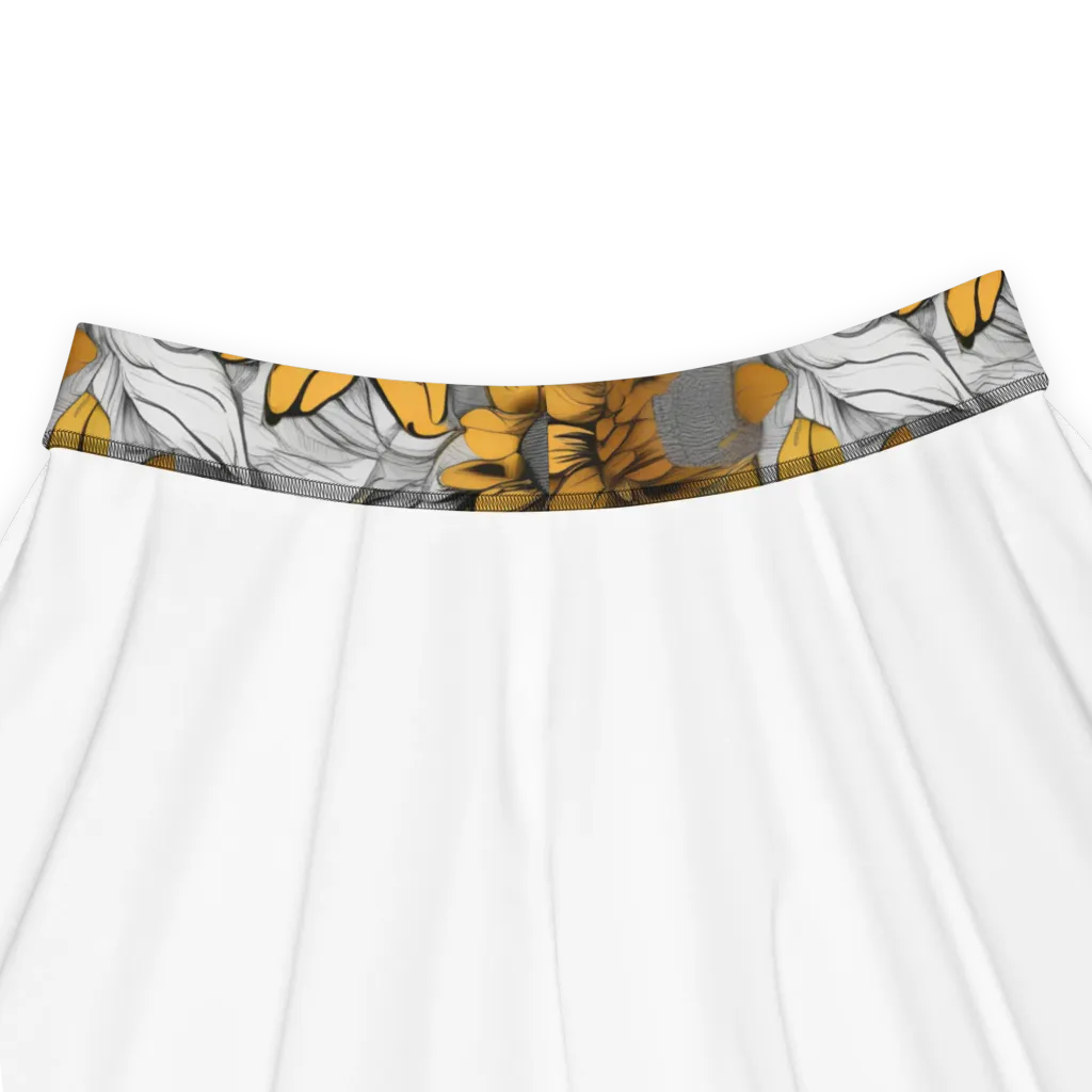 Gilded Garden on Skater Skirt — Product details