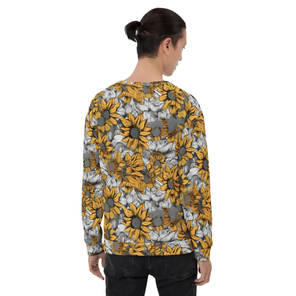 Gilded Garden on Sweatshirt — Back
