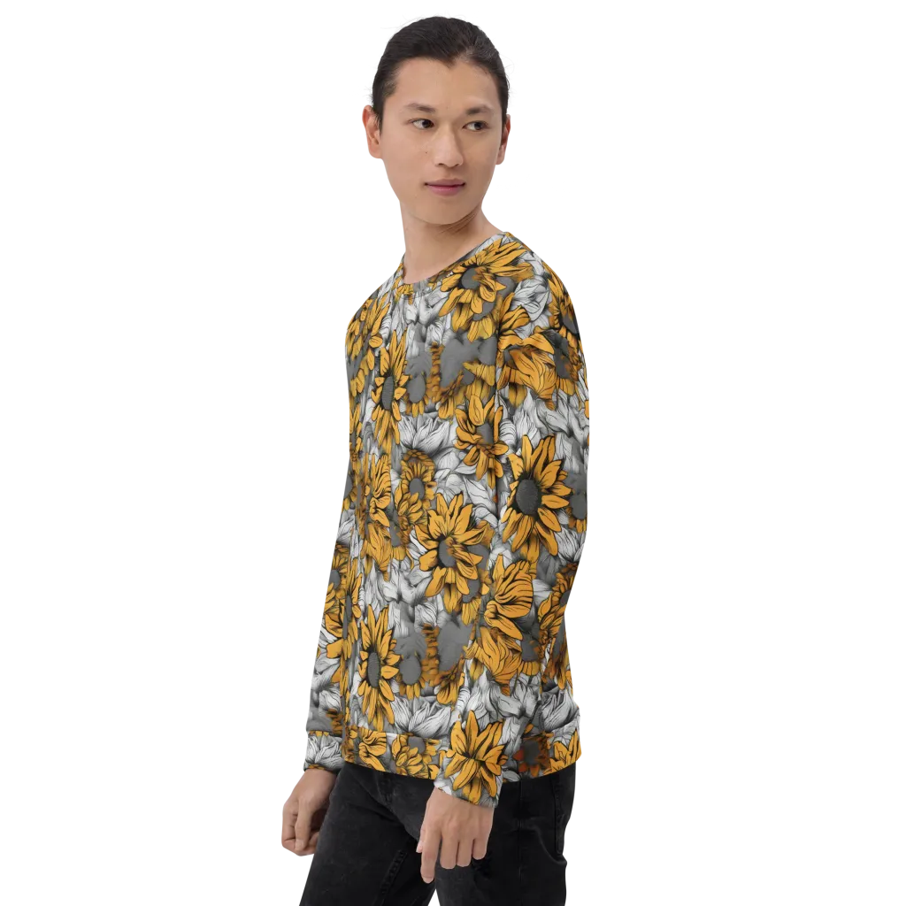 Gilded Garden on Sweatshirt — Left Front