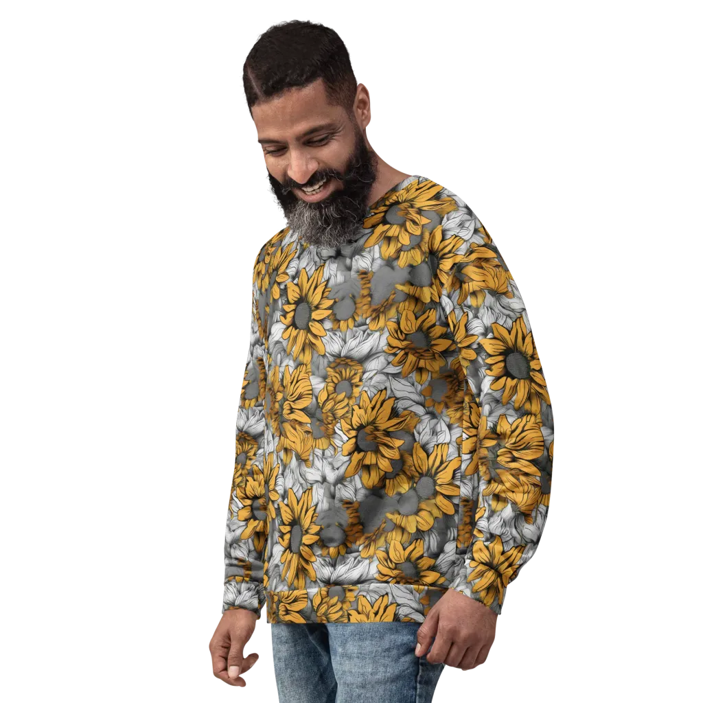 Gilded Garden on Sweatshirt — Left Front