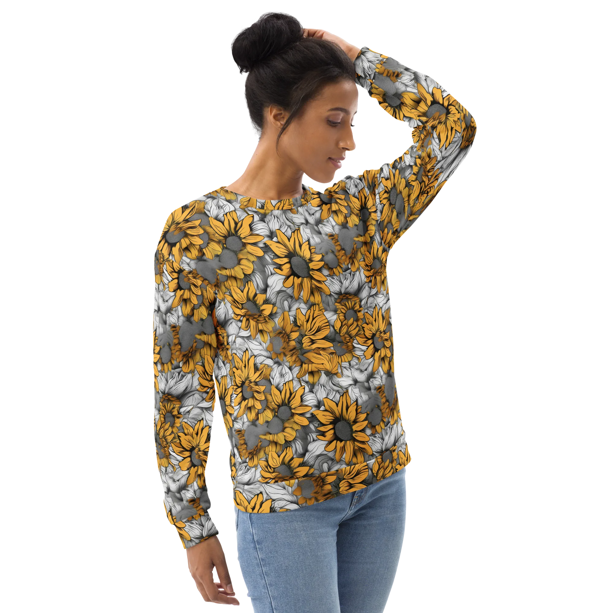 Gilded Garden on Sweatshirt — Right Front