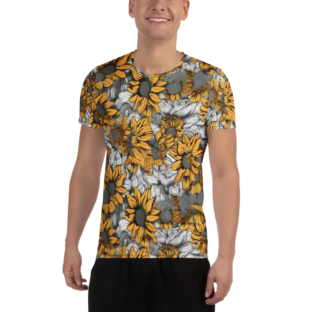 Gilded Garden on Men's Athletic T-Shirt — Front